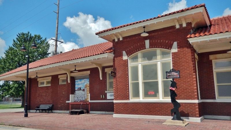 The Sikeston Depot Marker image. Click for full size.