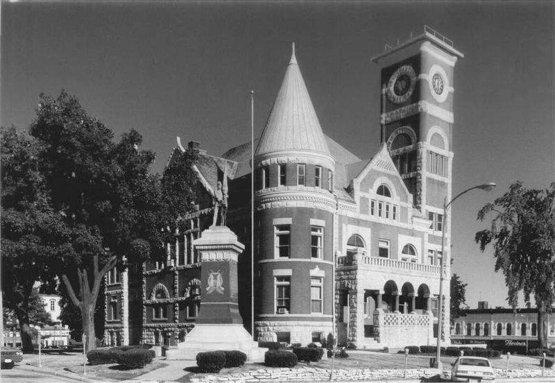 Green County Courthouse image. Click for more information.