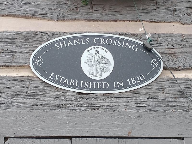 Shanes Crossing Established in 1820 image. Click for full size.