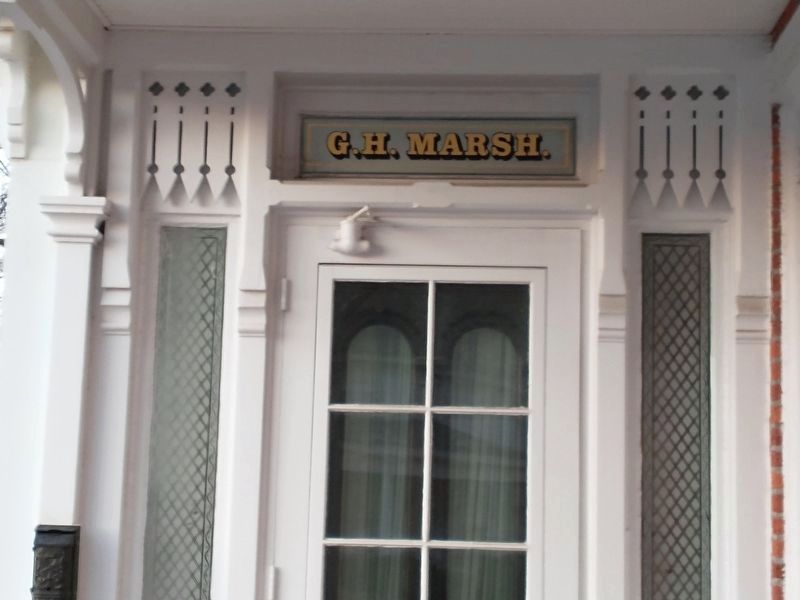 Front door of the Homestead. image. Click for full size.
