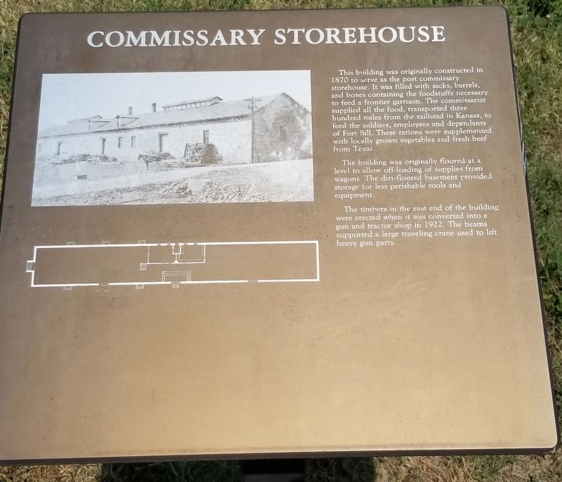 Commissary Storehouse Marker image. Click for full size.