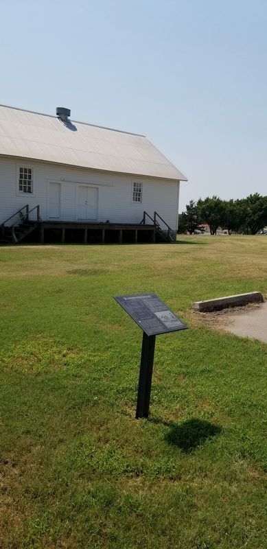 The Quartermaster Granary and Marker image. Click for full size.