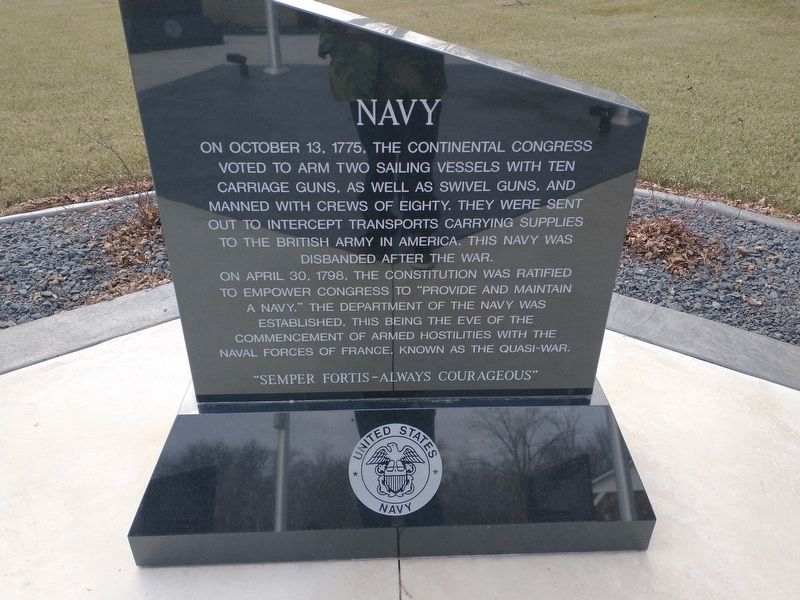 In Honor Of Navy Marker image. Click for full size.