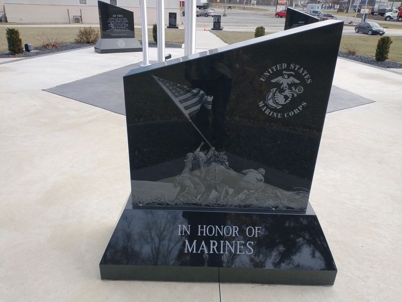 In Honor Of Marines Marker image. Click for full size.