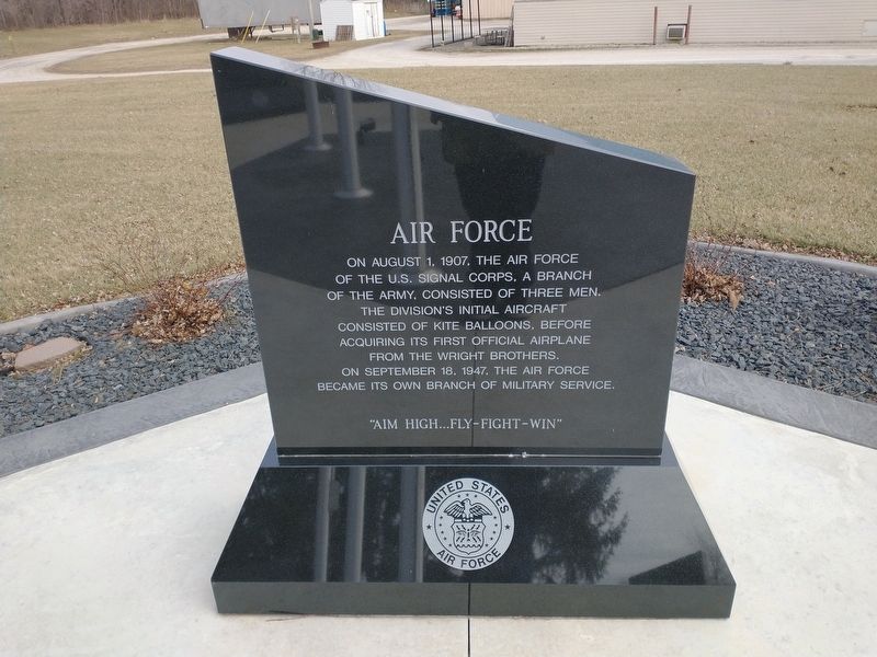 In Honor Of Air Force Marker image. Click for full size.