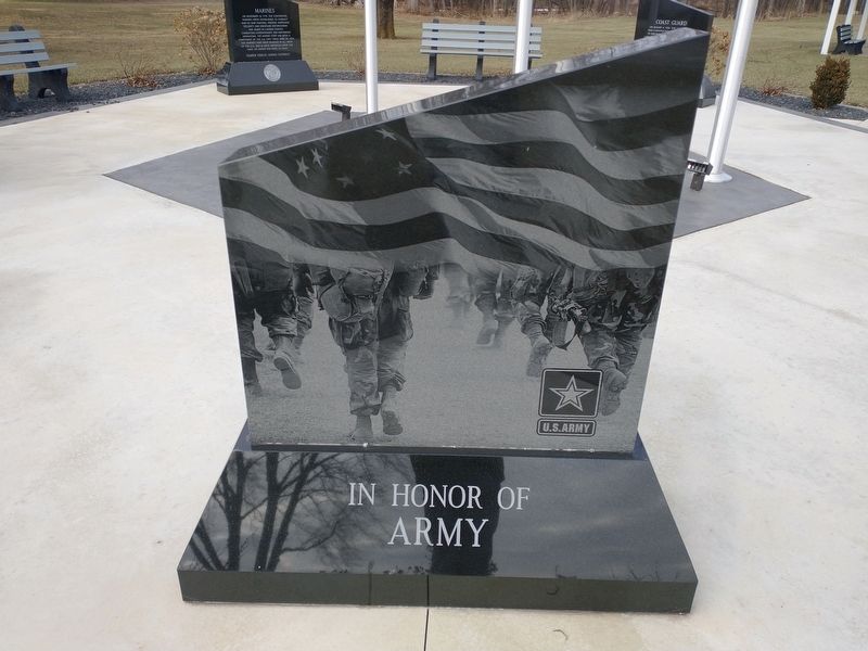In Honor Of Army Marker. Click for full size. In Honor Of Army Marker image. Click for full size.
