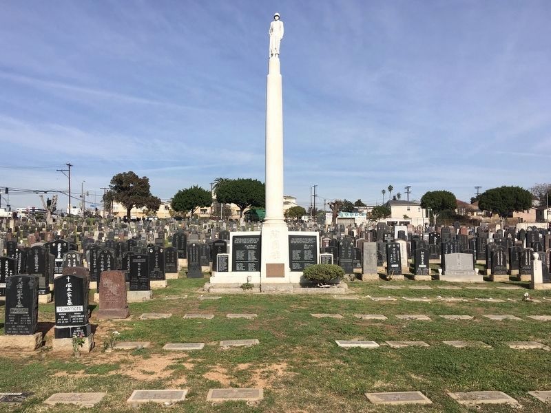 Monument and Gravesites. Click for full size. Monument and Gravesites image. Click for full size.