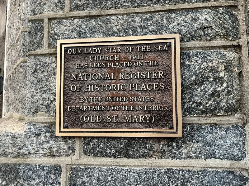 Our Lady Star of the Sea Church Marker image. Click for full size.