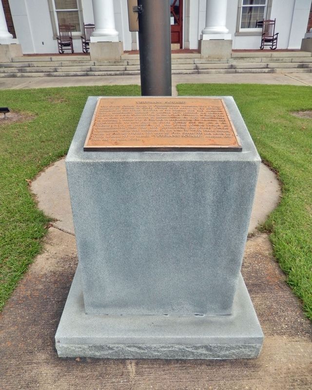 Veterans' Square Marker & Pedestal image. Click for full size.