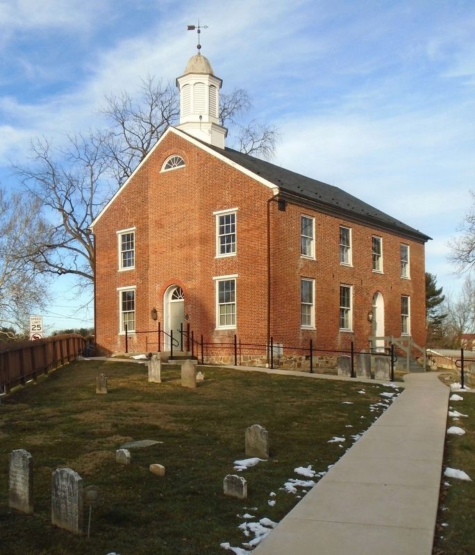 Union Meeting House and Marker image. Click for full size.