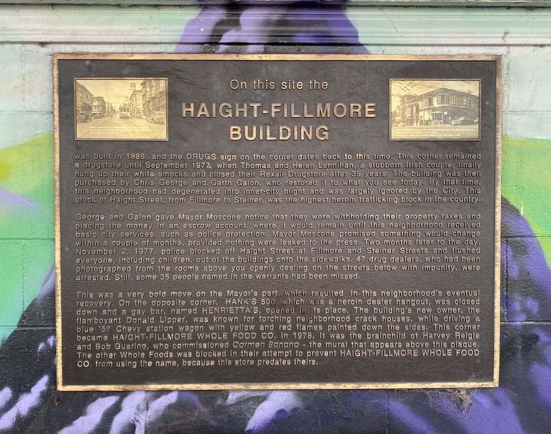 Haight-Fillmore Building Marker image. Click for full size.