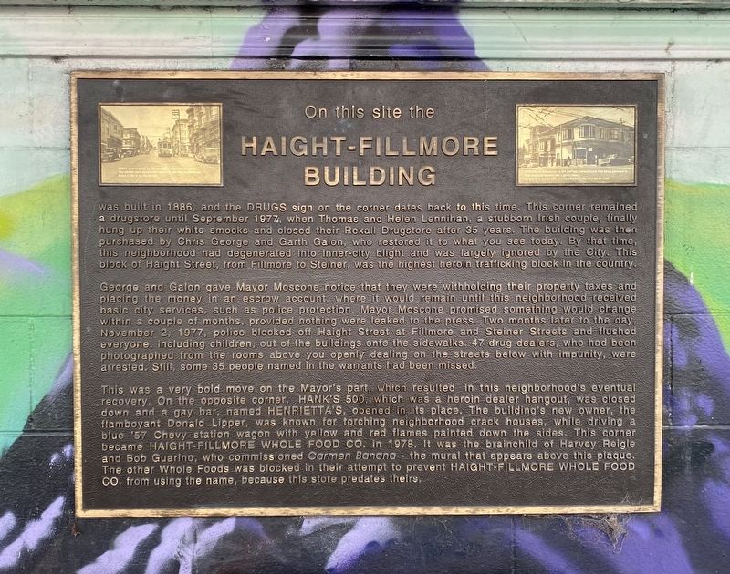 Haight-Fillmore Building Marker image. Click for full size.
