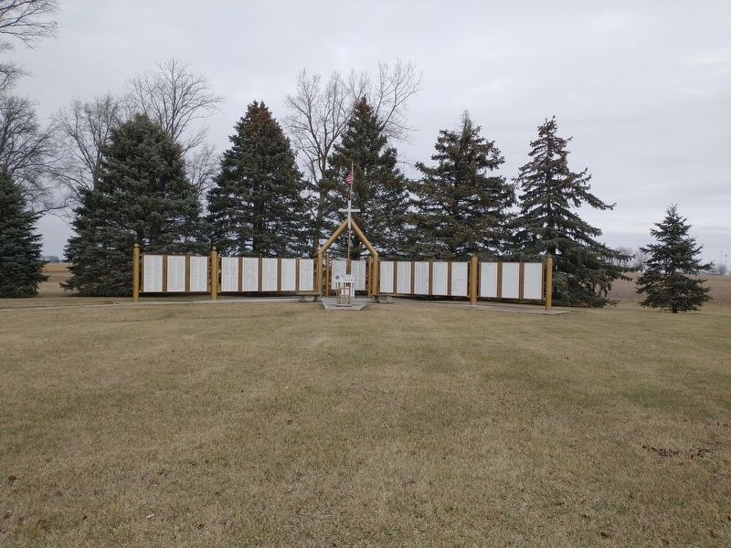 Liberty Township Veterans Memorial. Click for full size. Liberty Township Veterans Memorial image. Click for full size.