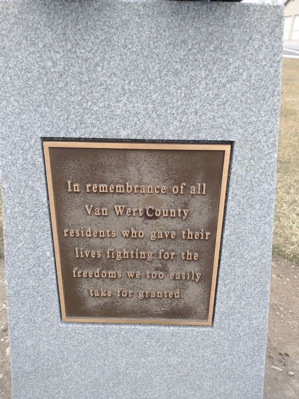 Van Wert County Veterans Memorial image. Click for full size.