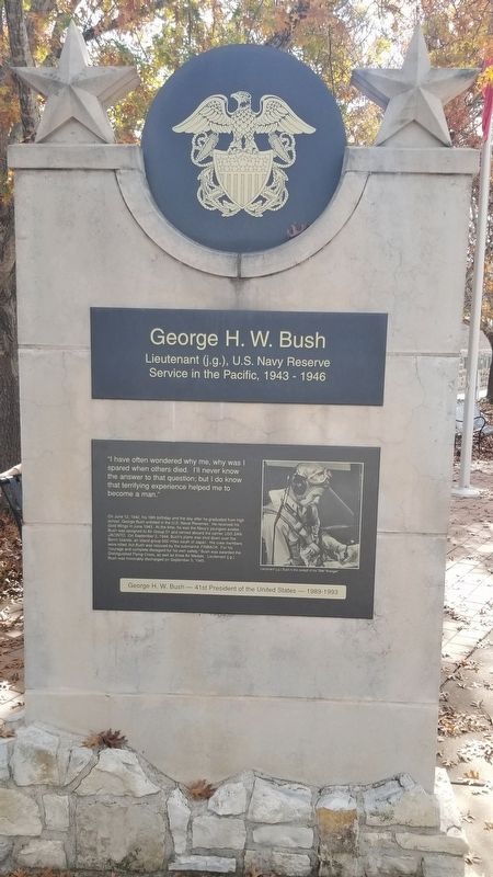 George H. W. Bush Marker image. Click for full size.