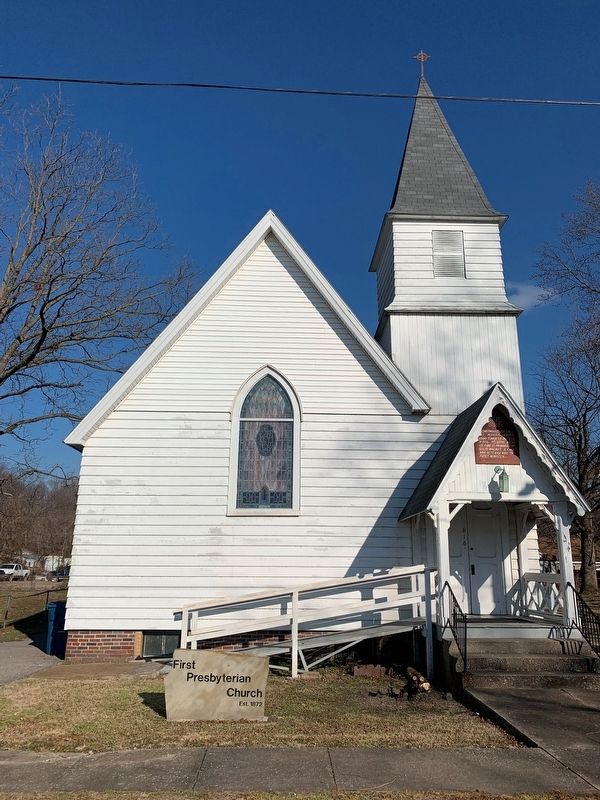 Historic Presbyterian Church Marker image. Click for full size.