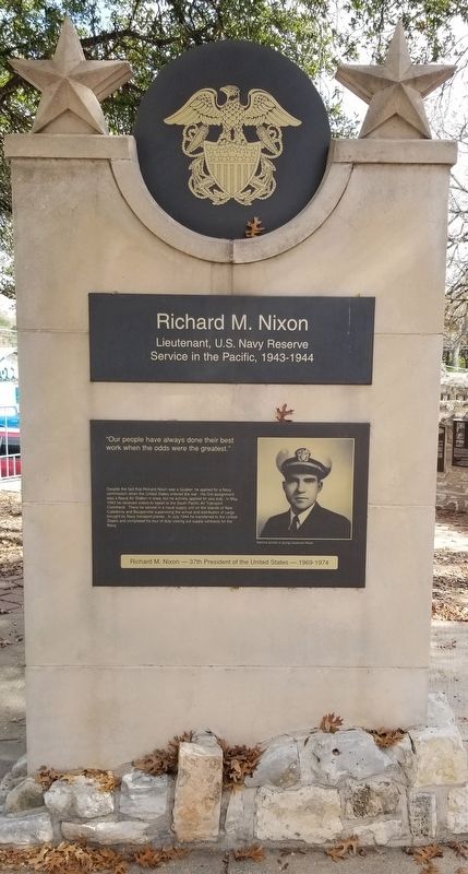 Richard M. Nixon Marker image. Click for full size.