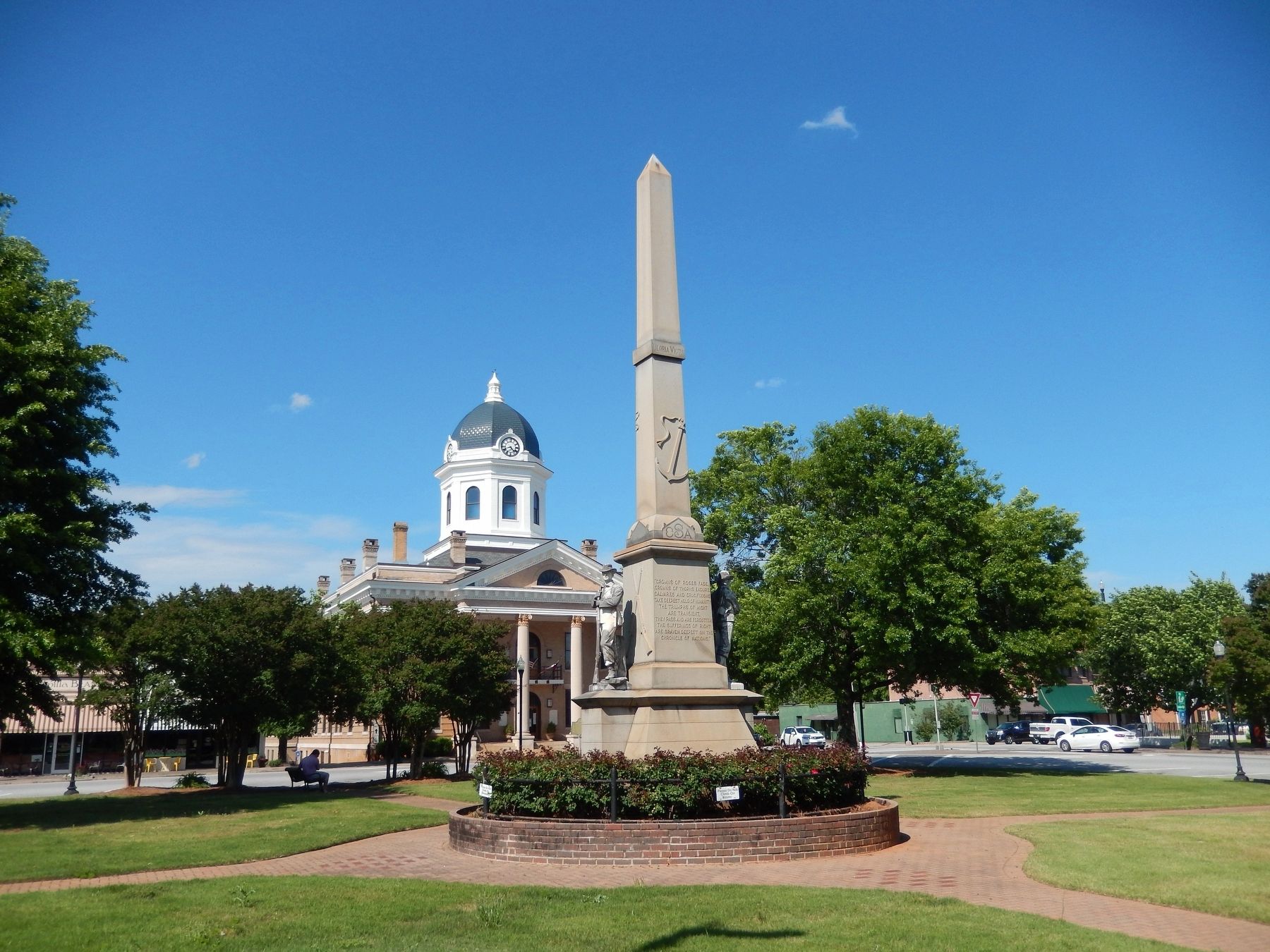 Jasper County Civil War Memorial image. Click for full size.