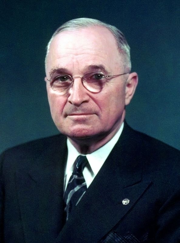President Harry S. Truman image. Click for full size.