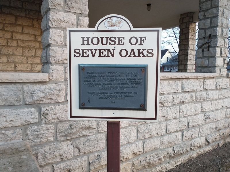 House Of Seven Oaks Marker image. Click for full size.