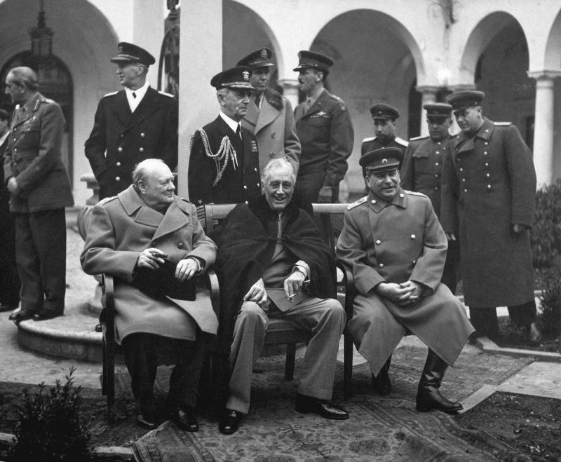Yalta Conference image. Click for full size.