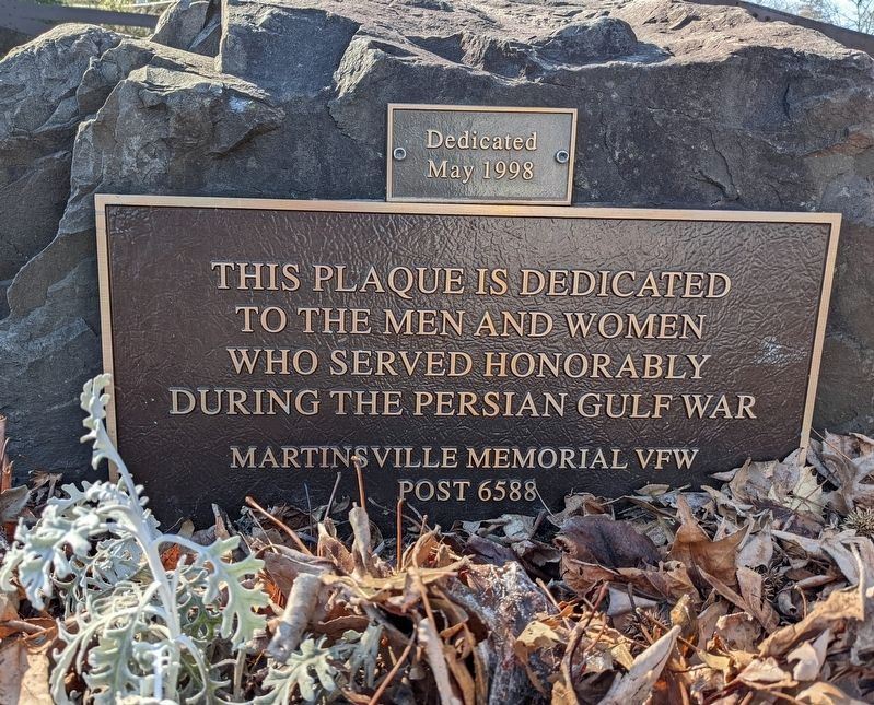 Persian Gulf War Marker. Click for full size. Persian Gulf War Marker image. Click for full size.