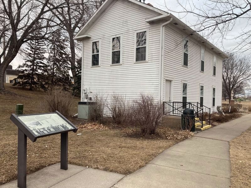 Yankton: Territorial Capital Marker with the Capitol replica. Click for full size. Yankton: Territorial Capital Marker with the Capitol replica image. Click for full size.