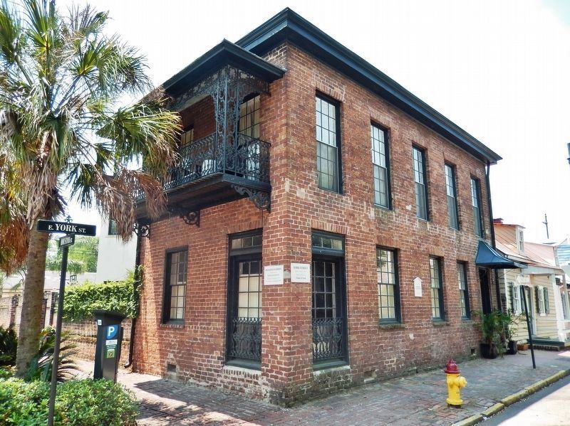 Houstoun and York Streets Marker. Click for full size. Houstoun and York Streets Marker image. Click for full size.