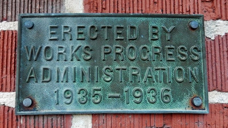 Erected by Works Progress Administration Marker image. Click for full size.