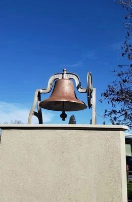 Moreland School Bell image. Click for full size.