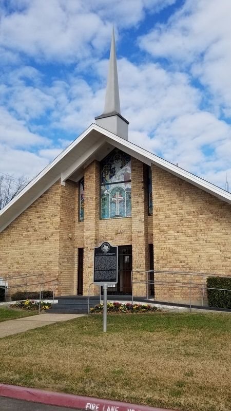 The Magnolia Missionary Baptist Church of Beaumont and Marker image. Click for full size.