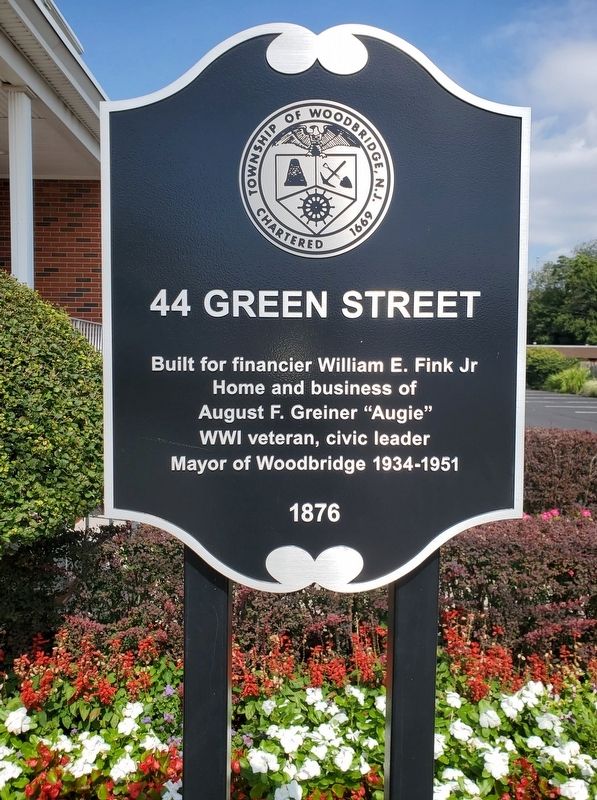 44 Green Street Marker image. Click for full size.