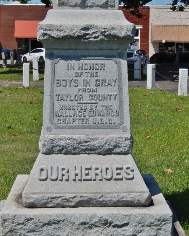 Taylor County Civil War Memorial image. Click for full size.