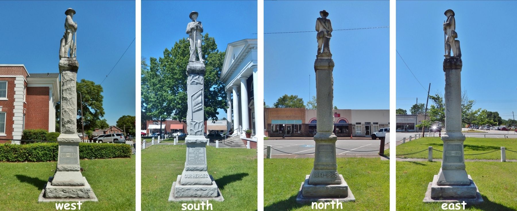 Taylor County Civil War Memorial image. Click for full size.
