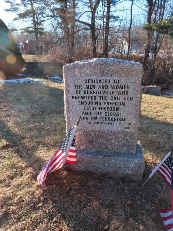Burrillville Veterans Monument image. Click for full size.