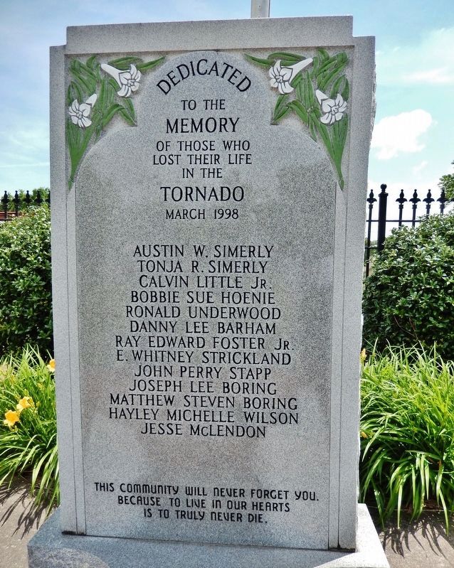 March 1998 Tornado Marker image. Click for full size.