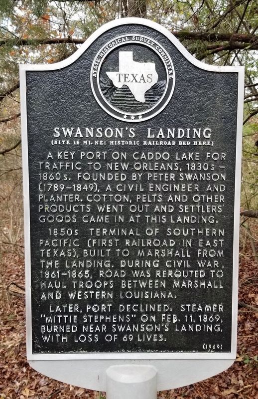 Swanson's Landing Marker image. Click for full size.