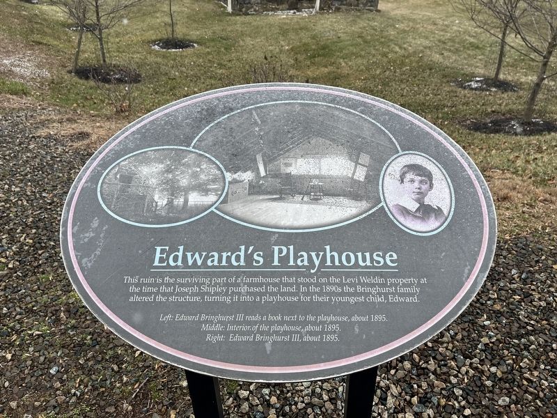 Edward's Playhouse Marker. Click for full size. Edward's Playhouse Marker image. Click for full size.