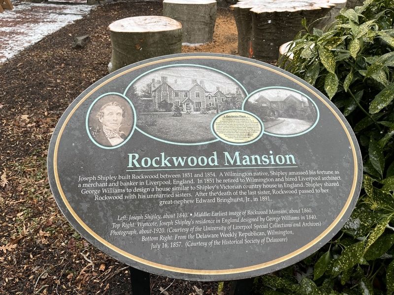 Rockwood Mansion Marker. Click for full size. Rockwood Mansion Marker image. Click for full size.