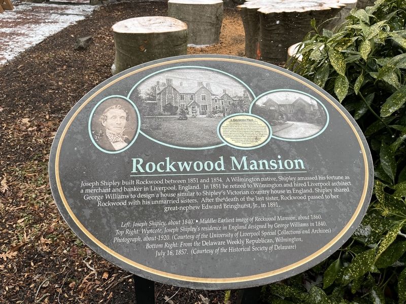 Rockwood Mansion Marker image. Click for full size.