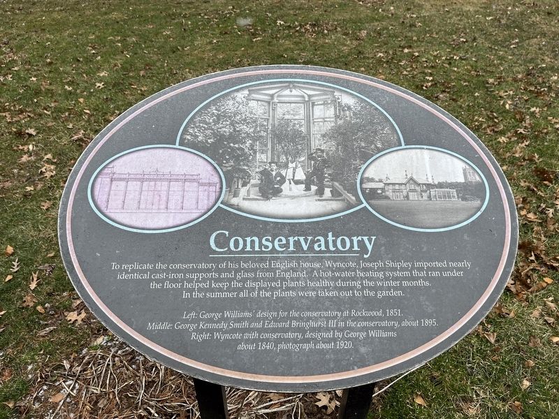 Conservatory Marker. Click for full size. Conservatory Marker image. Click for full size.