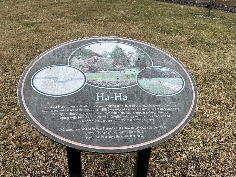 Ha-Ha Marker. Click for full size. Ha-Ha Marker image. Click for full size.