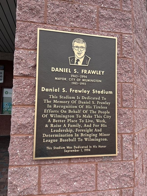 Daniel S. Frawley Stadium Marker image. Click for full size.