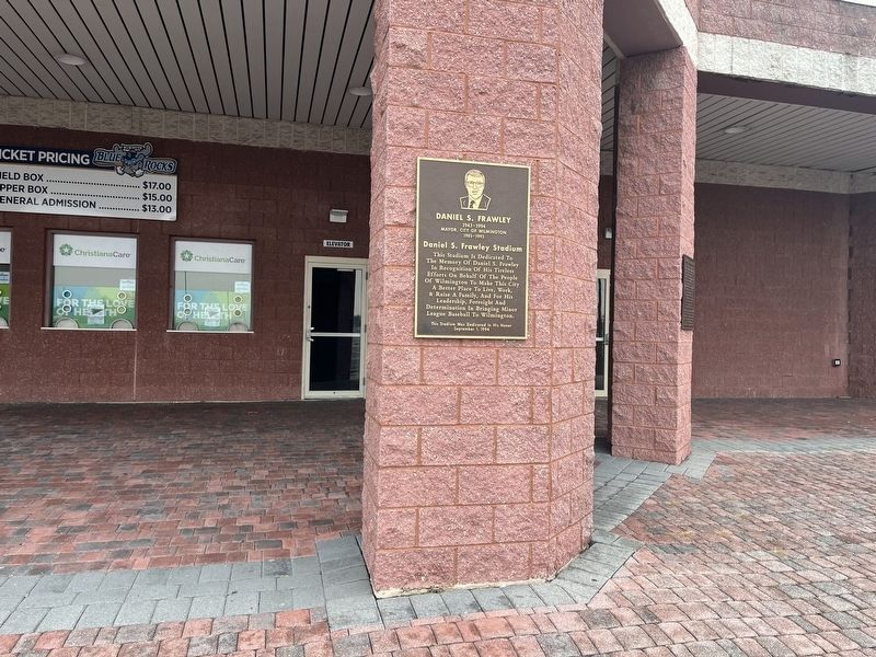 Daniel S. Frawley Stadium Marker image. Click for full size.