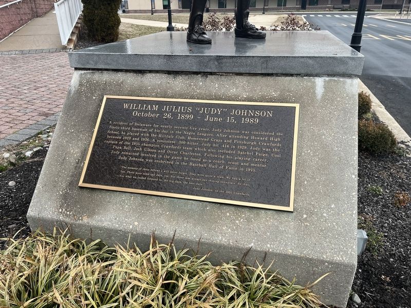 William Julius "Judy" Johnson Marker. Click for full size. William Julius "Judy" Johnson Marker image. Click for full size.