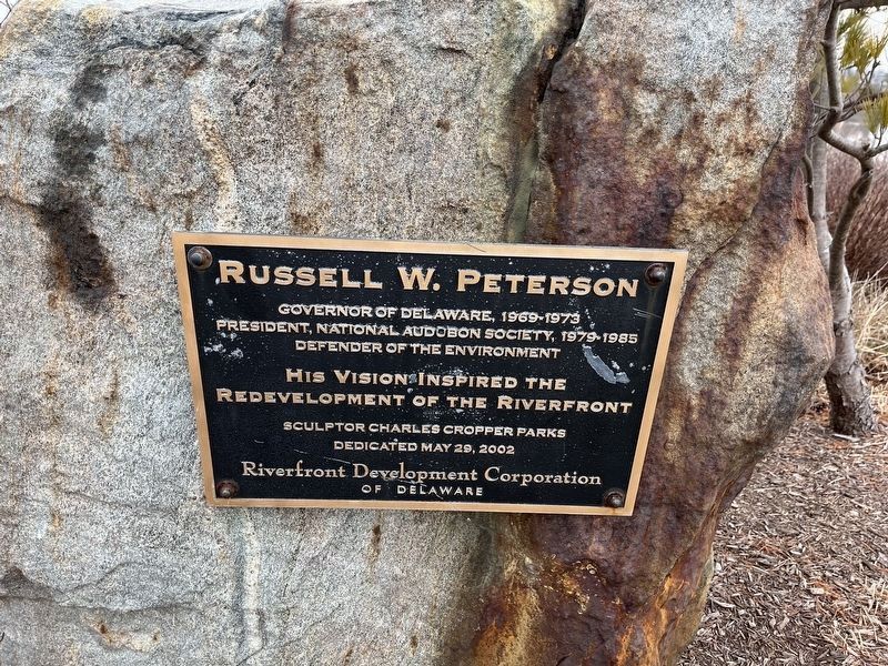 Russell W. Peterson Marker image. Click for full size.