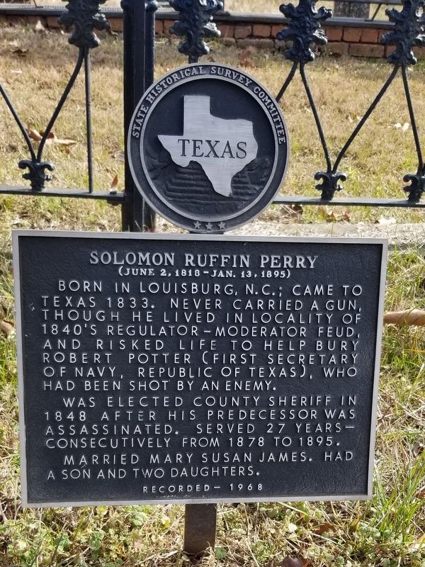 Solomon Ruffin Perry Marker image. Click for full size.