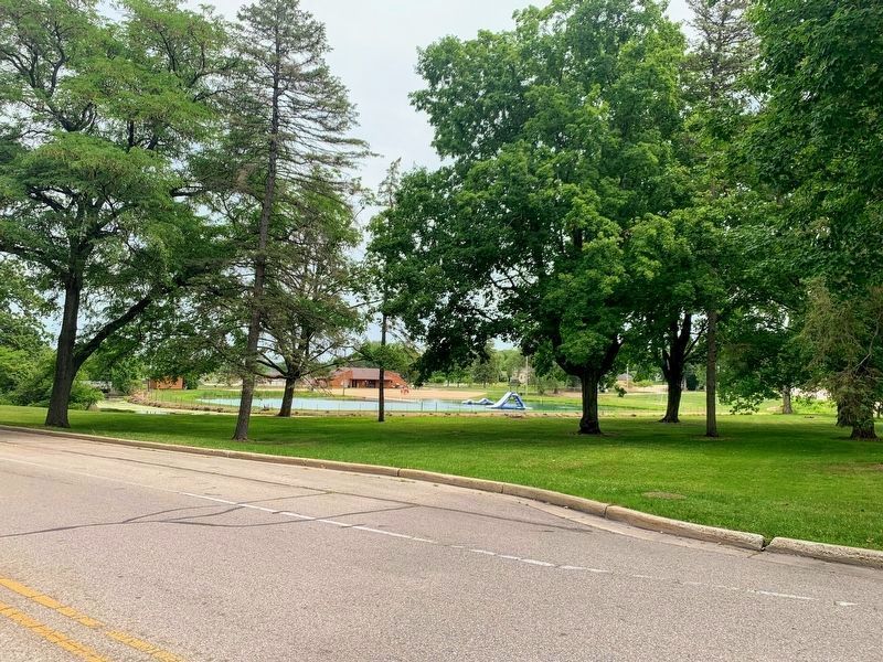 Former marker location - marker missing. Click for full size. Former marker location - marker missing image. Click for full size.