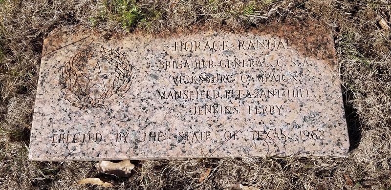 Horace Randal Marker image. Click for full size.