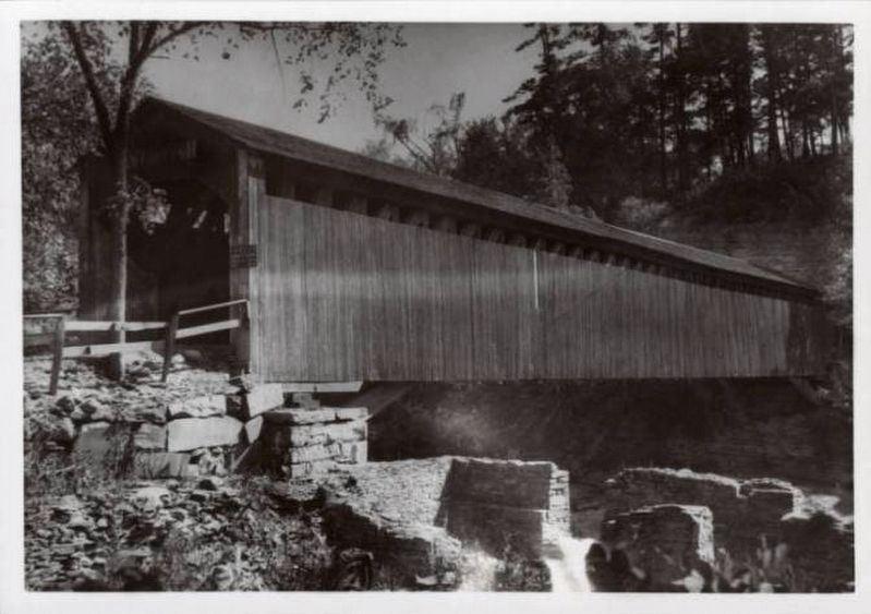 Forgotten Landmark�Site of French�s Mill at French�s Hollow, Guilderland, New York image. Click for more information.